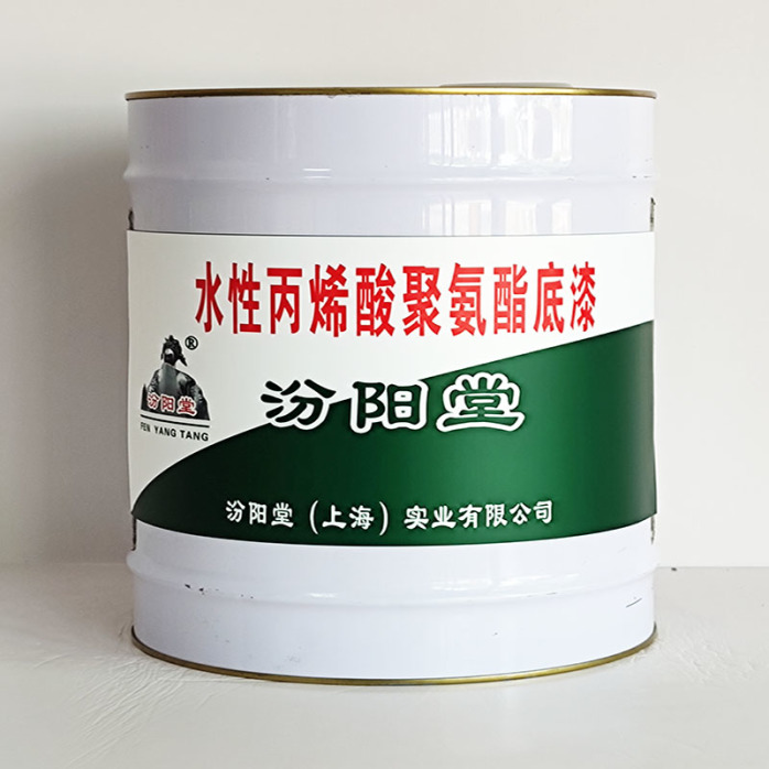 水性丙烯酸聚氨酯底漆 环保涂膜科技的新星